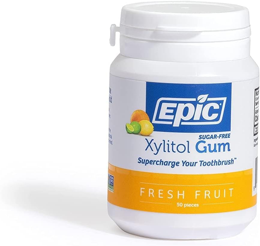 Epic Dental Fresh Fruit Xylitol Gum 50-Pieces