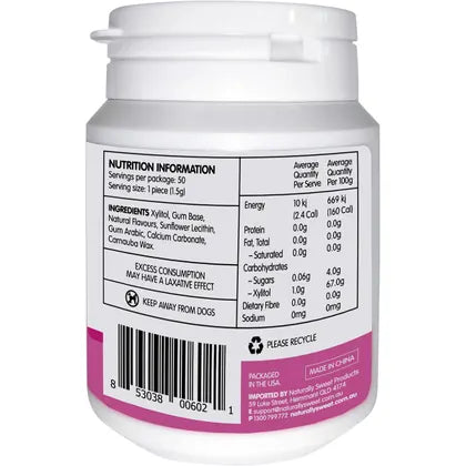 EPIC Xylitol Chewing Gum Bubblegum 50pcs