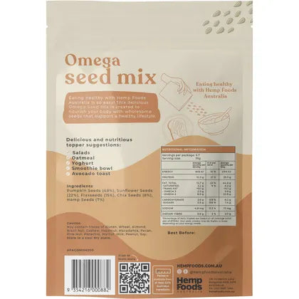 HEMP FOODS AUSTRALIA Omega Seed Mix 5x200g