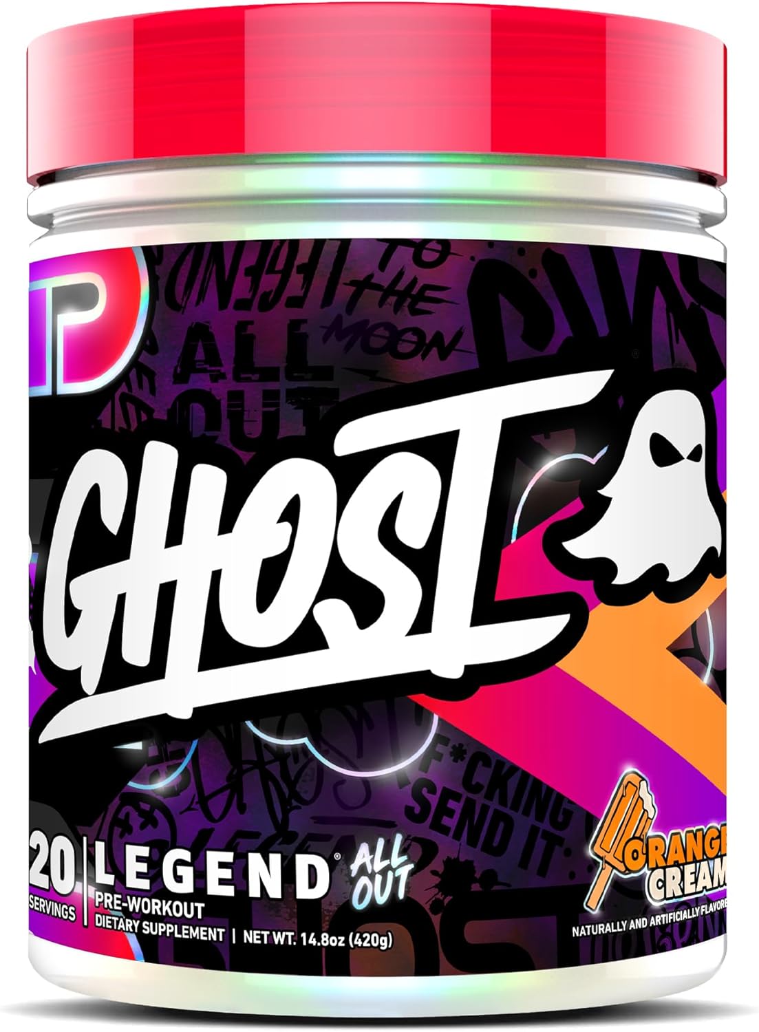 Ghost Legend All Out Pre-Workout – Orange Cream (20 Servings)