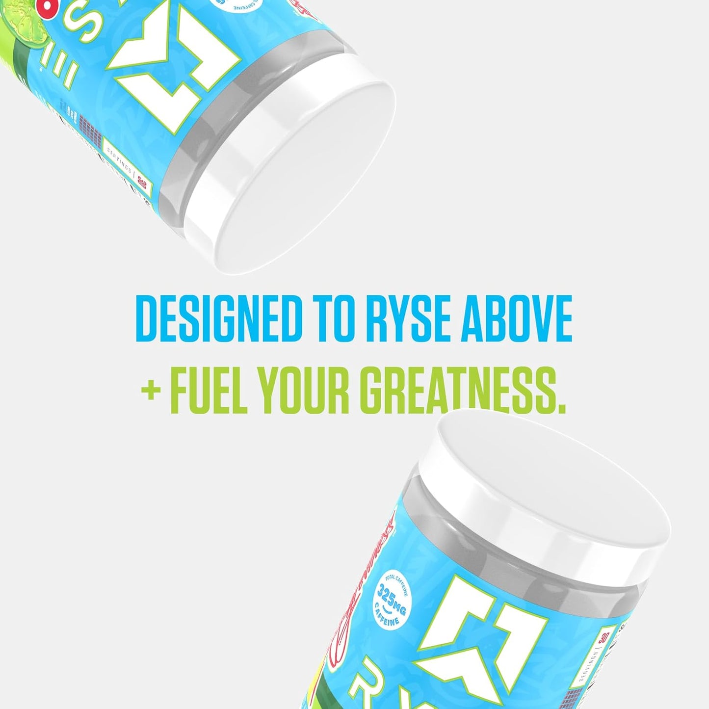 RYSE Loaded Pre Workout Powder - Jell-O Lemon Lime - Daily Pre-Workout for Men & Women
