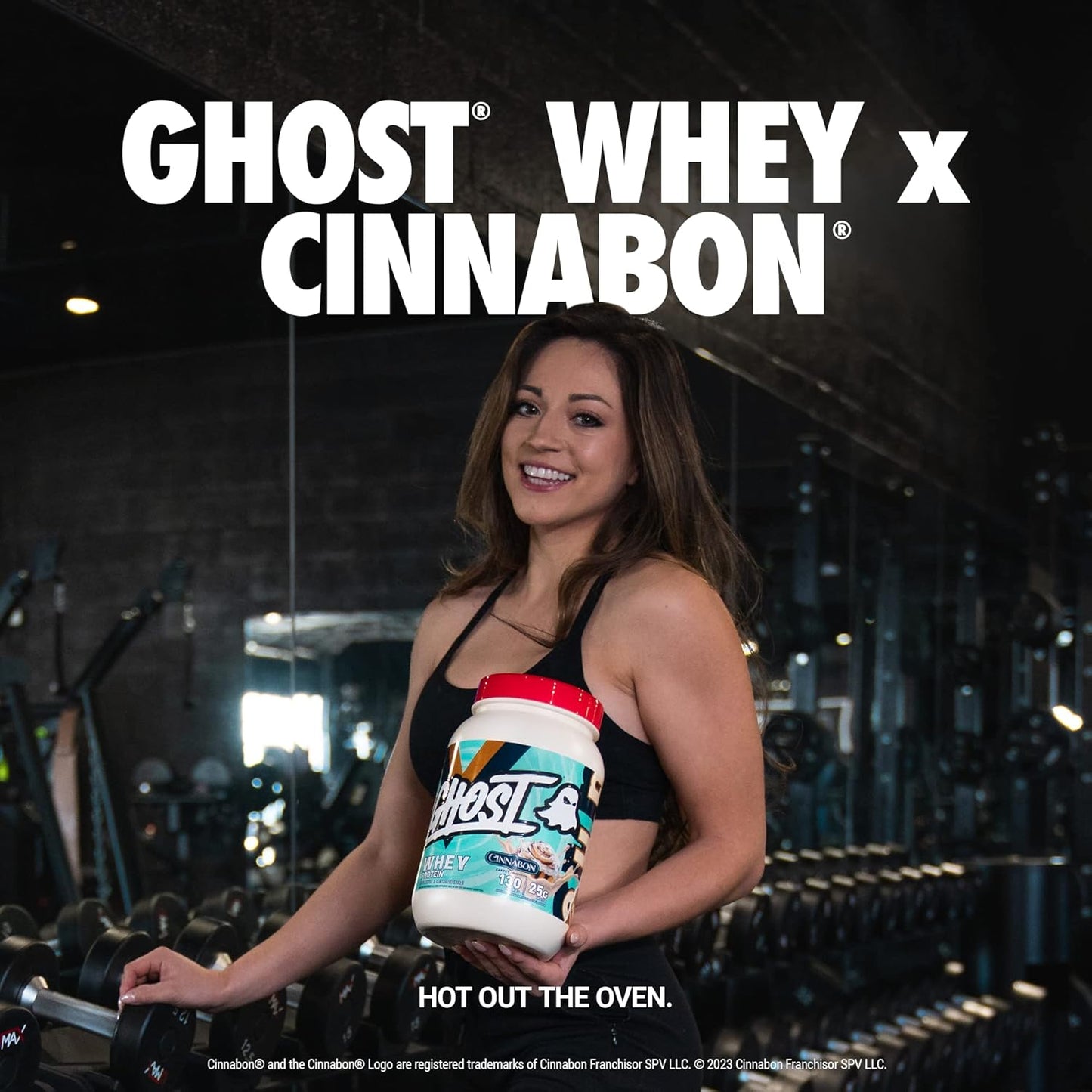 Ghost Cinnabon Whey Protein Powder 907 g