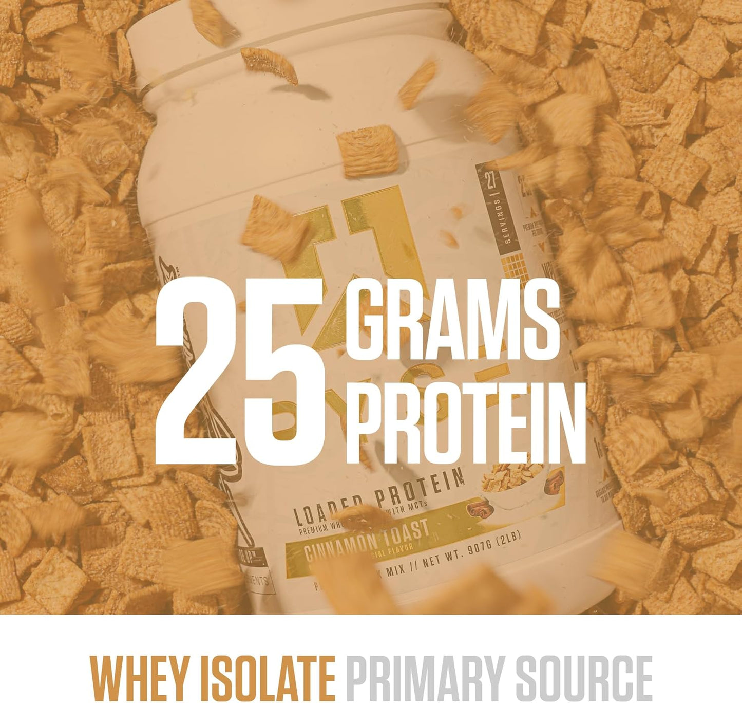 Ryse Cinnamon Toast Loaded Protein Dietary Supplement, 907 g