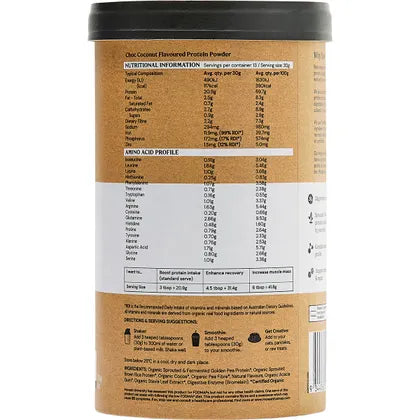 Amazonia Raw Protein Isolate Choc Coconut 390g