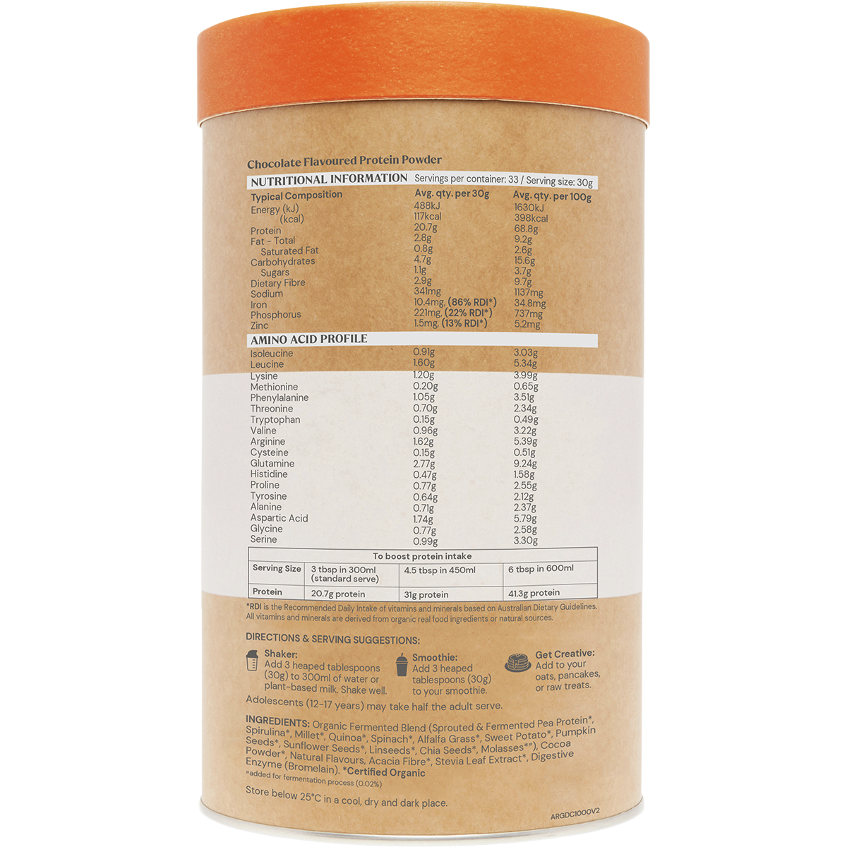 Raw Gentle Digest Paleo Protein Chocolate