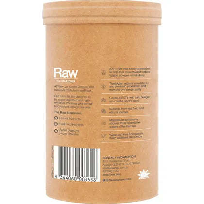 Amazonia Raw Sleep Magnesium Dreamy Vanilla 200g