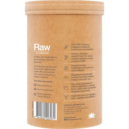 Amazonia Raw Muscle Magnesium Creamy Mango 500g