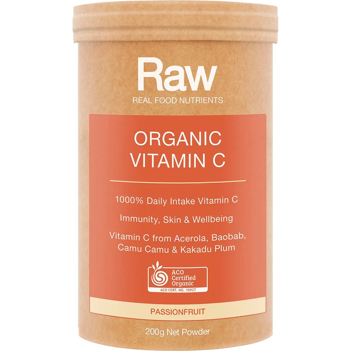 Amazonia Raw Organic Vitamin C Passionfruit 200g