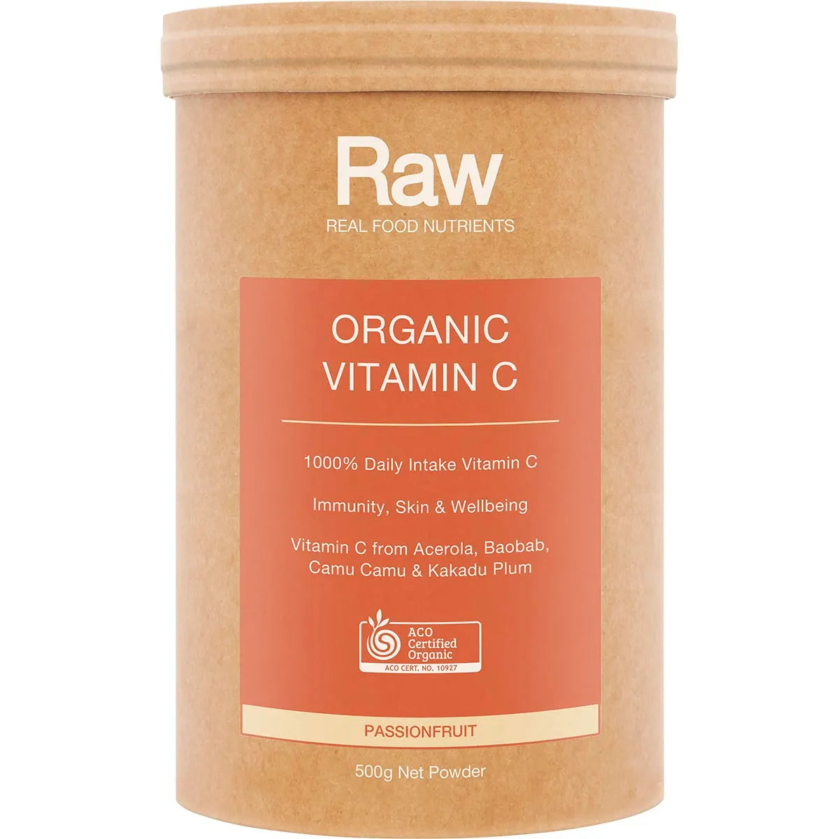 Amazonia Raw Organic Vitamin C Passionfruit 500g