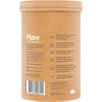 Amazonia Raw Organic Multivitamin Pineapple 500g