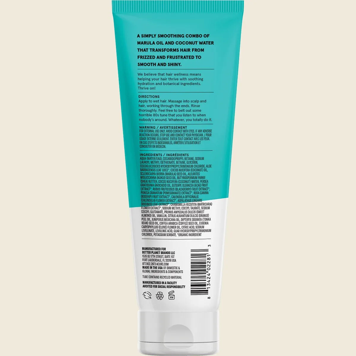 ACURE Simply Smoothing Shampoo Coconut 236.5ml