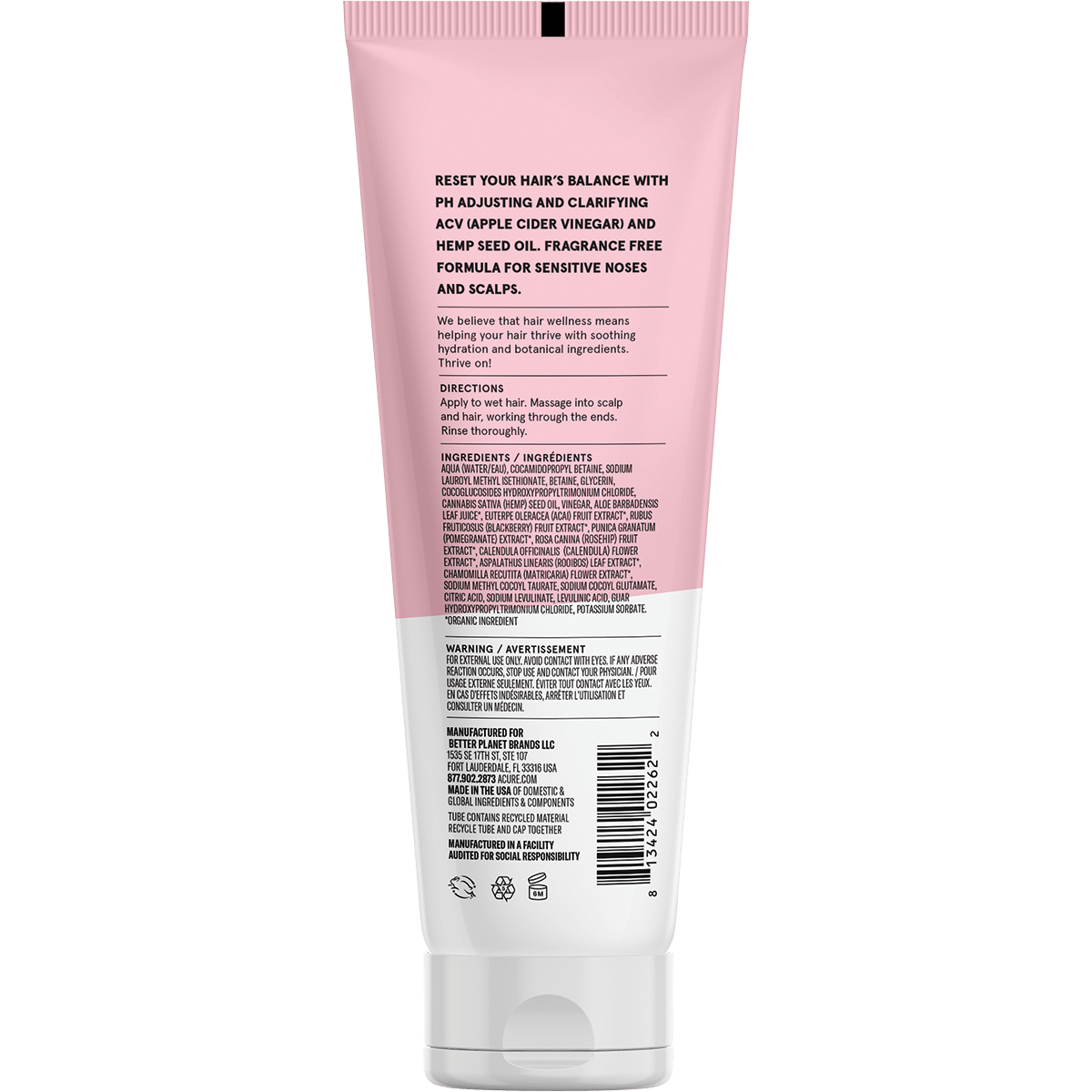 Buildup Balancing Hemp & ACV Shampoo