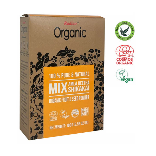 Radico Organic Mix Amla Reetha Shikakai Powder- 100g