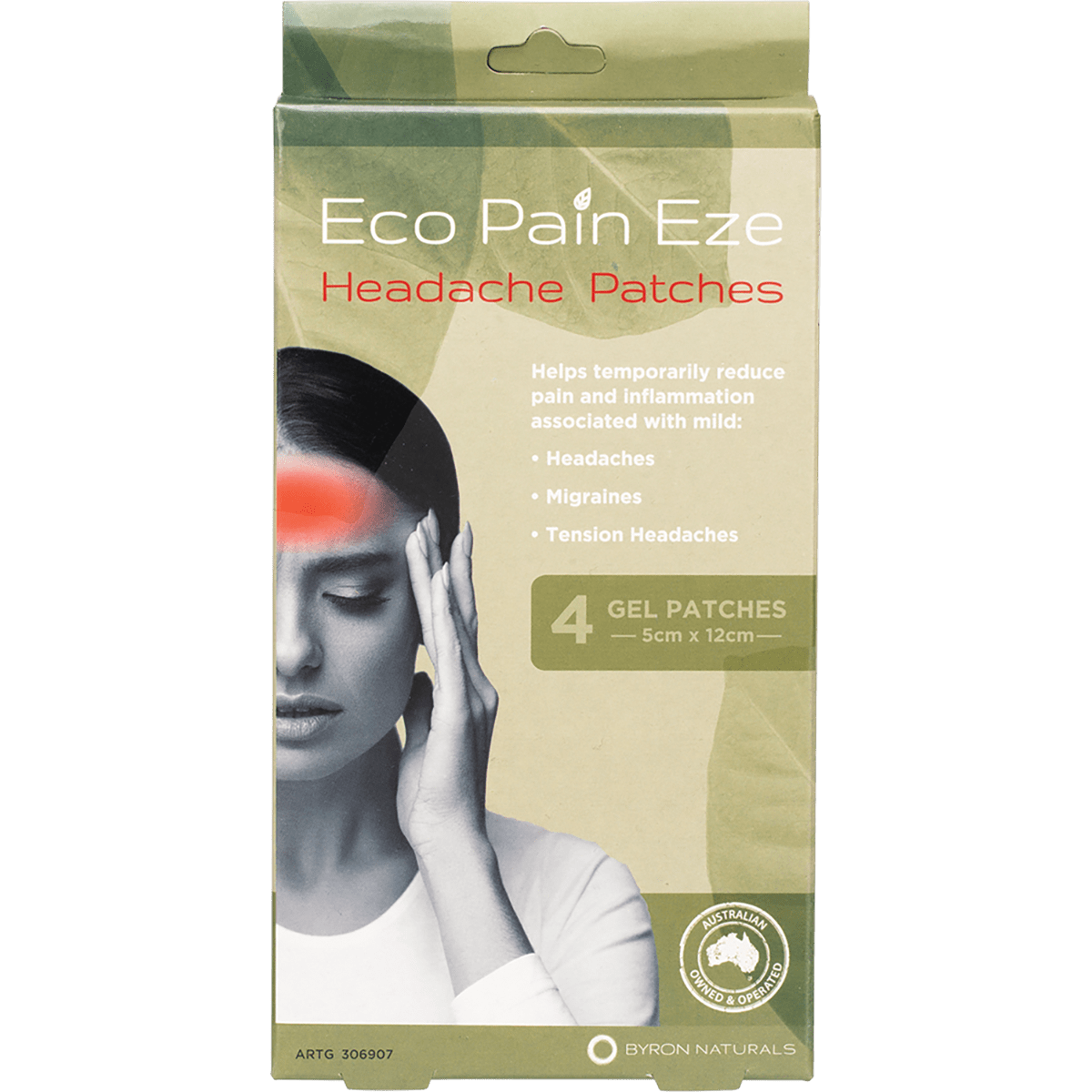 Eco Pain Headache Gel Patches