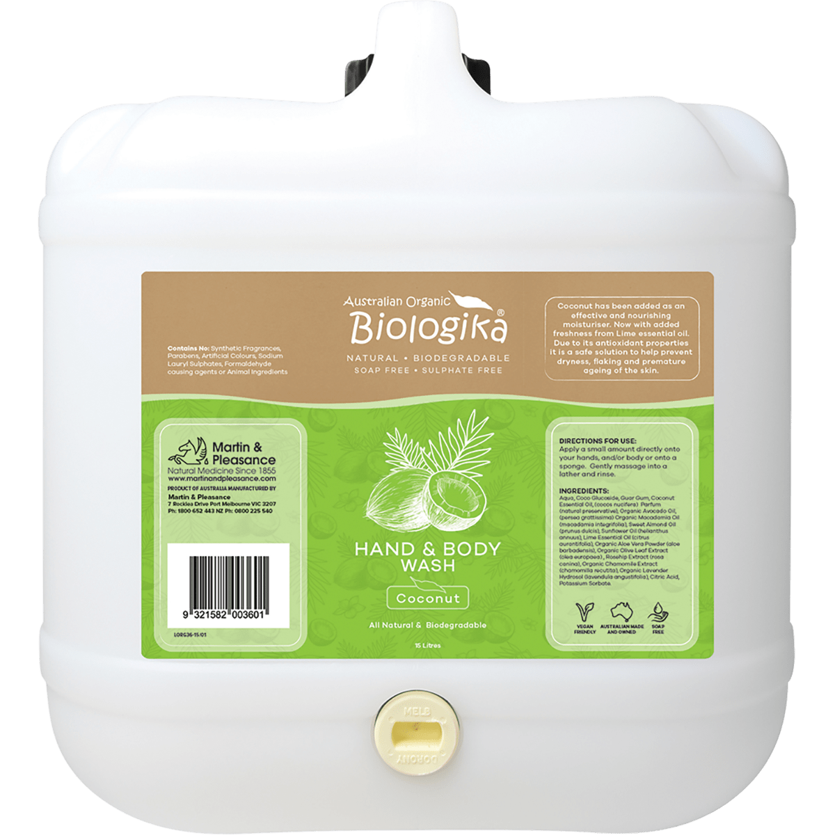 Hand & Body Wash (Bulk) Everyday Coconut