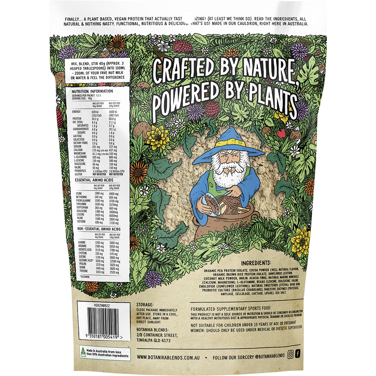 Plant Protein Chocolate Cake Batter