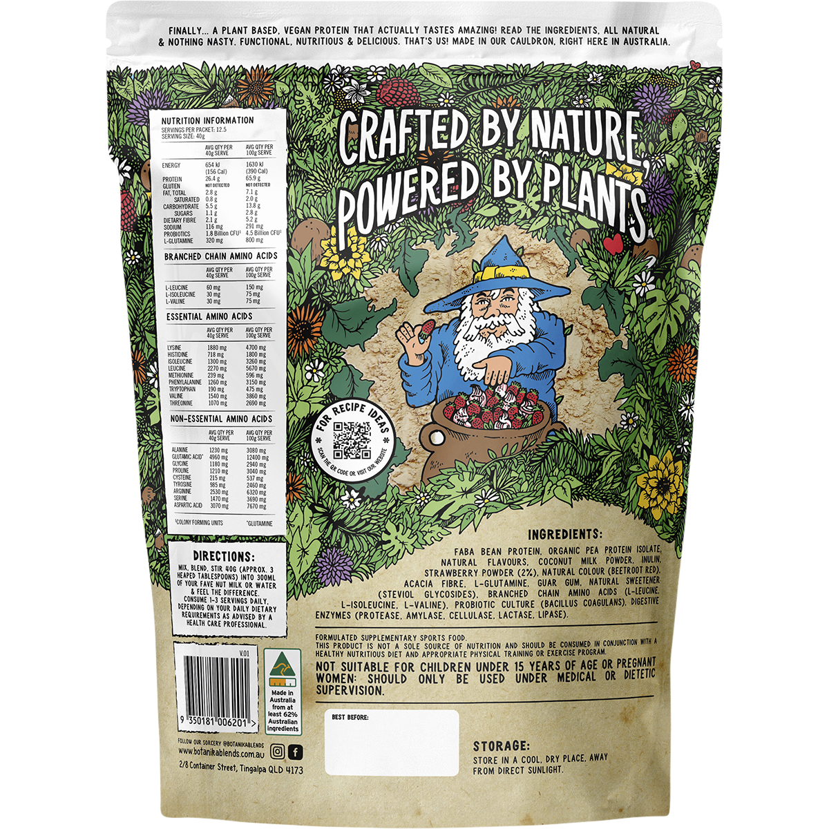 Plant Protein Strawberries & Cream