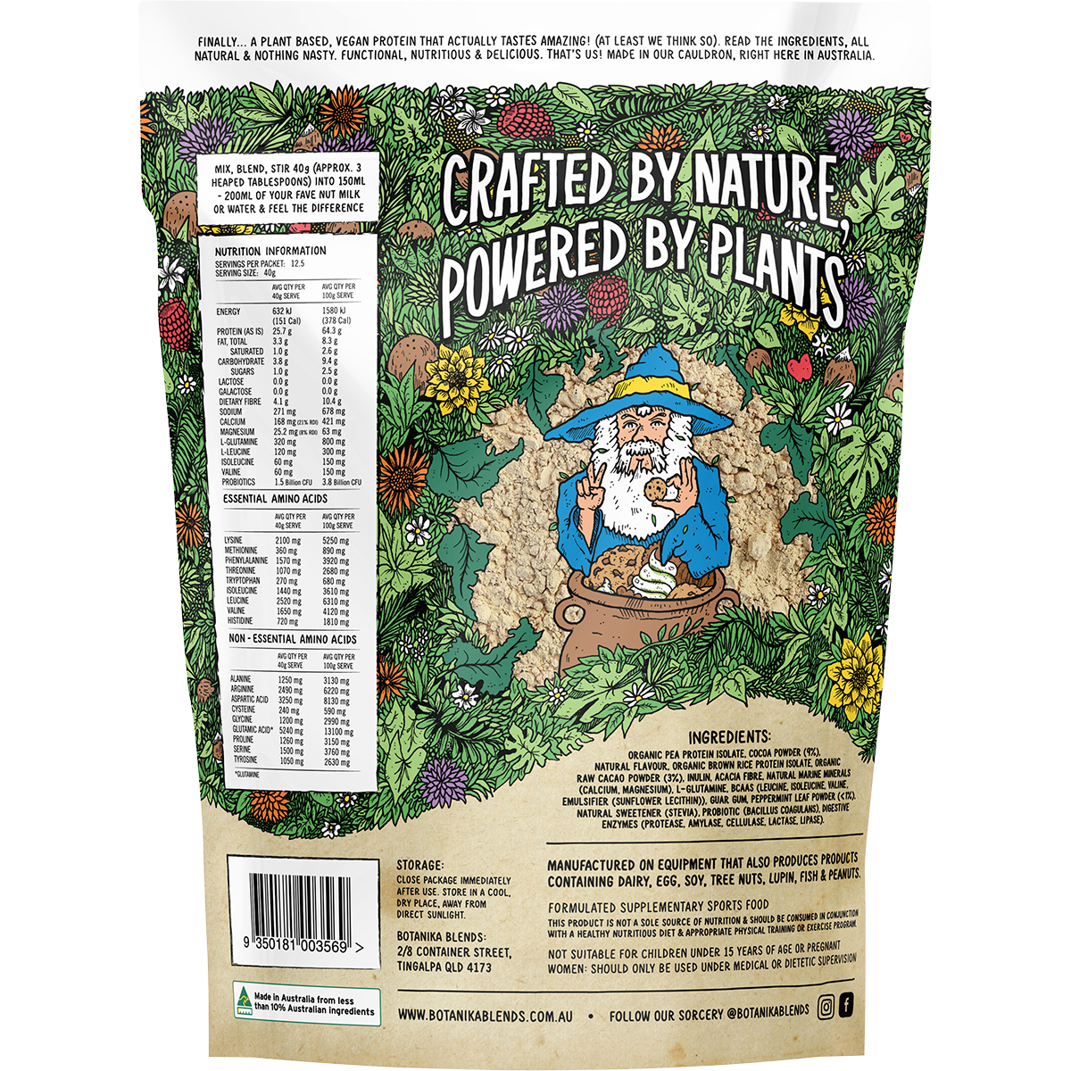 Plant Protein Cacao Mint Cookies & Cream