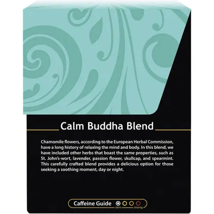 Buddha Teas Organic Herbal Tea Bags Calm Buddha Blend 18pk