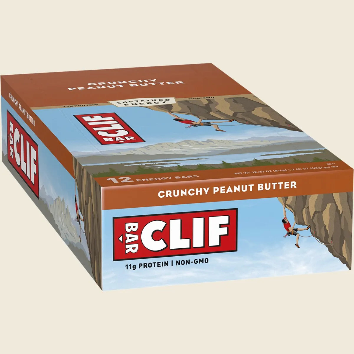 CLIF Energy Bar Crunchy Peanut Butter 12x68g