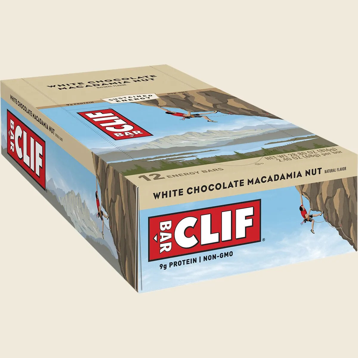 CLIF Energy Bar White Chocolate Macadamia 12x68g