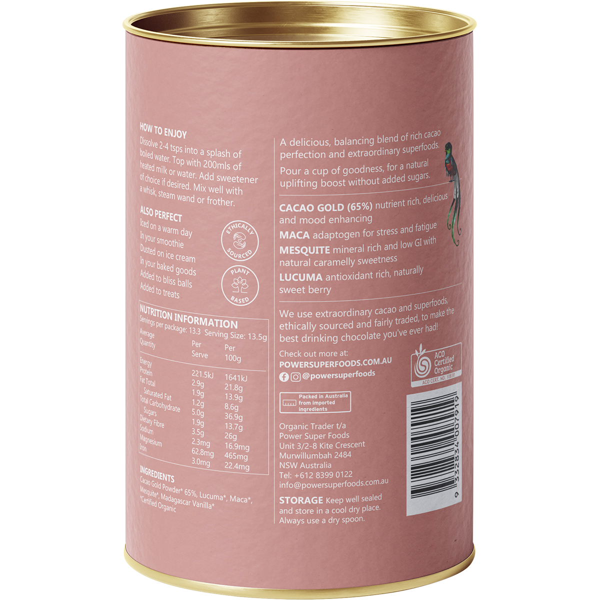 Nourish Drinking Chocolate With Superfoods