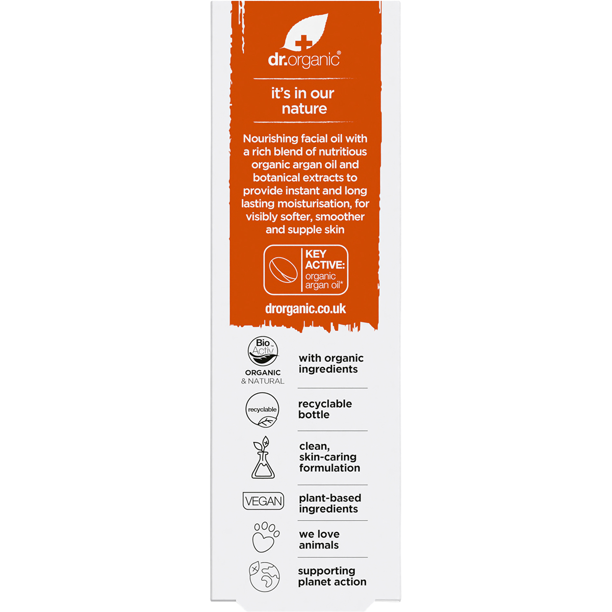 Facial Oil Organic Moroccan Argan Oil