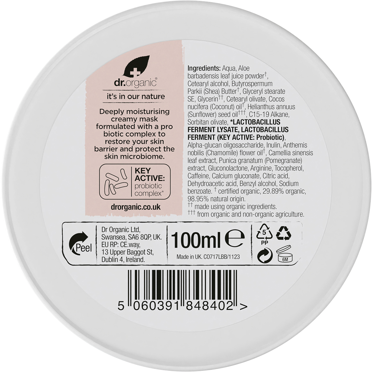 Skin Calm Probiotic Recovery Mask