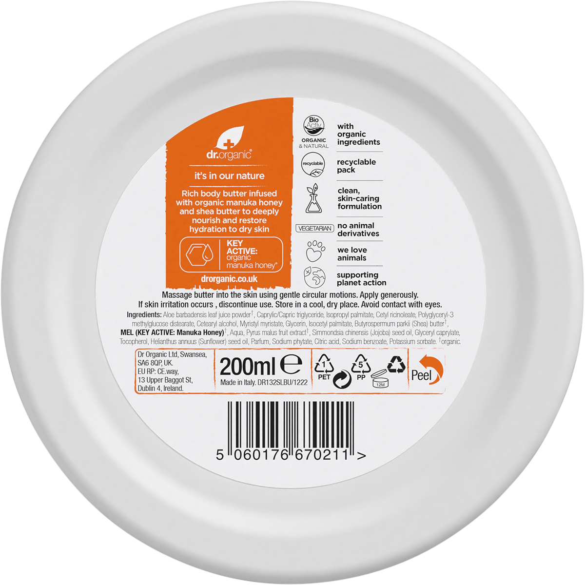 Body Butter Manuka Honey