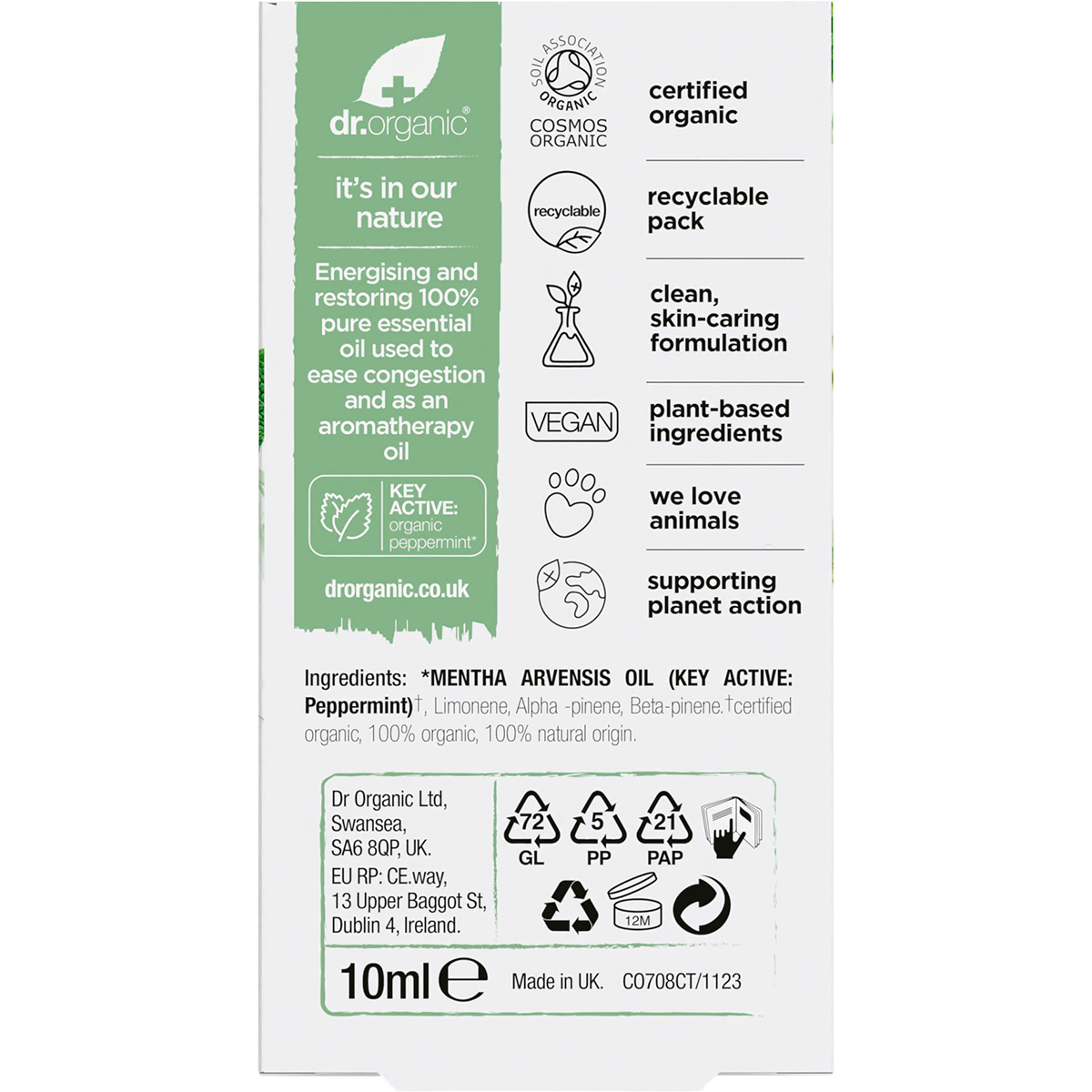 Peppermint Oil 100% Pure