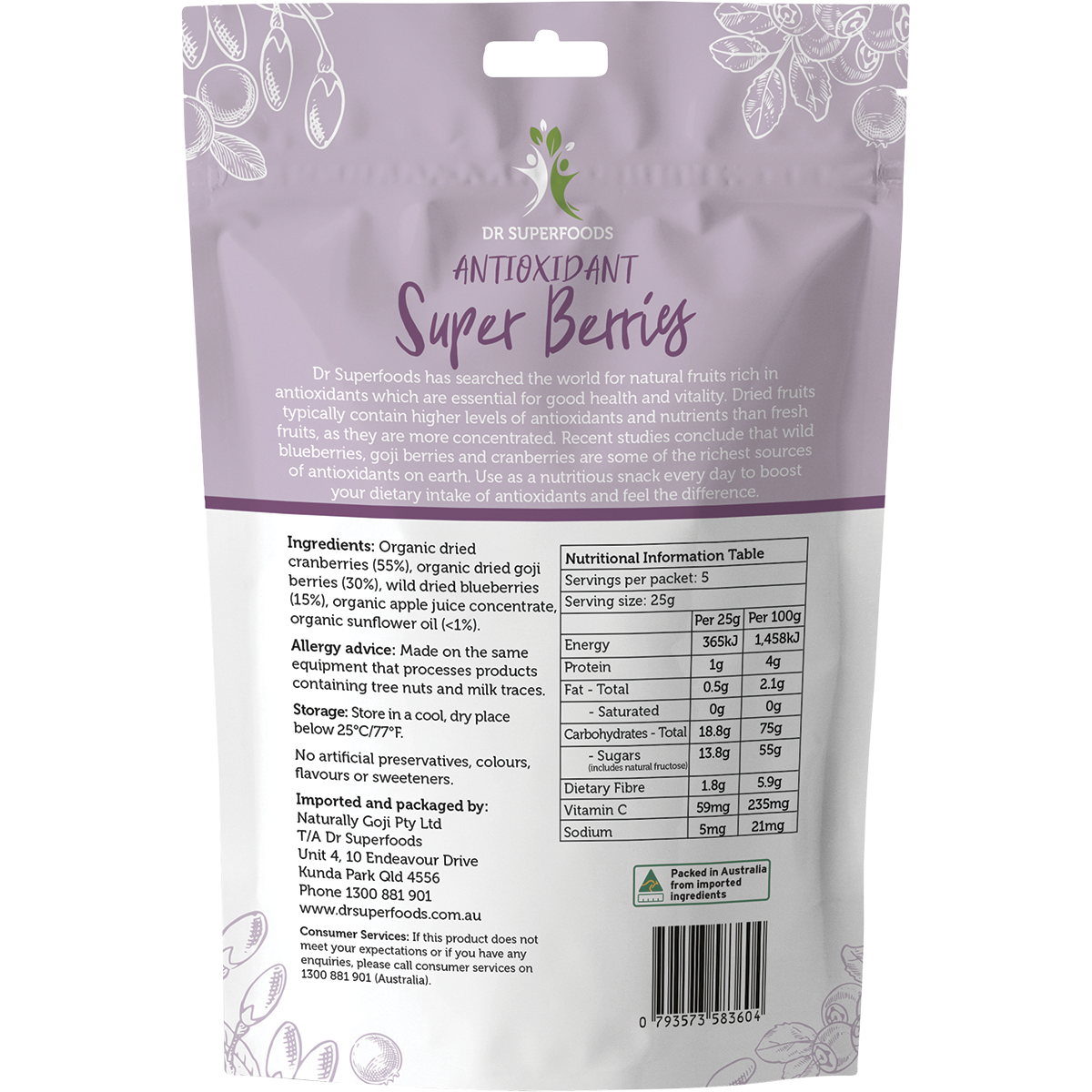 Dried Antioxidant Super Berries