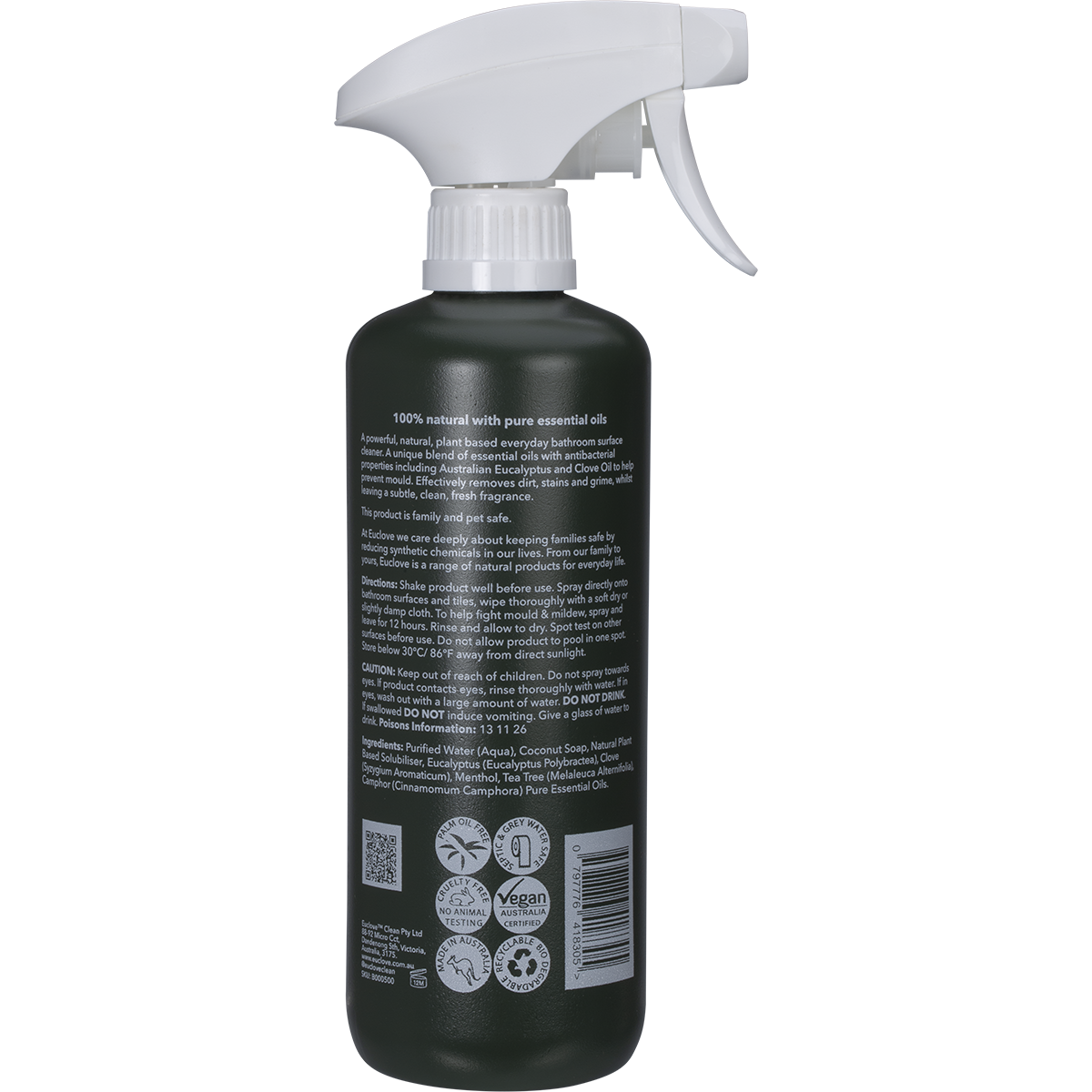 Bathroom Cleaner Eucalyptus, Clove & Tea Tree