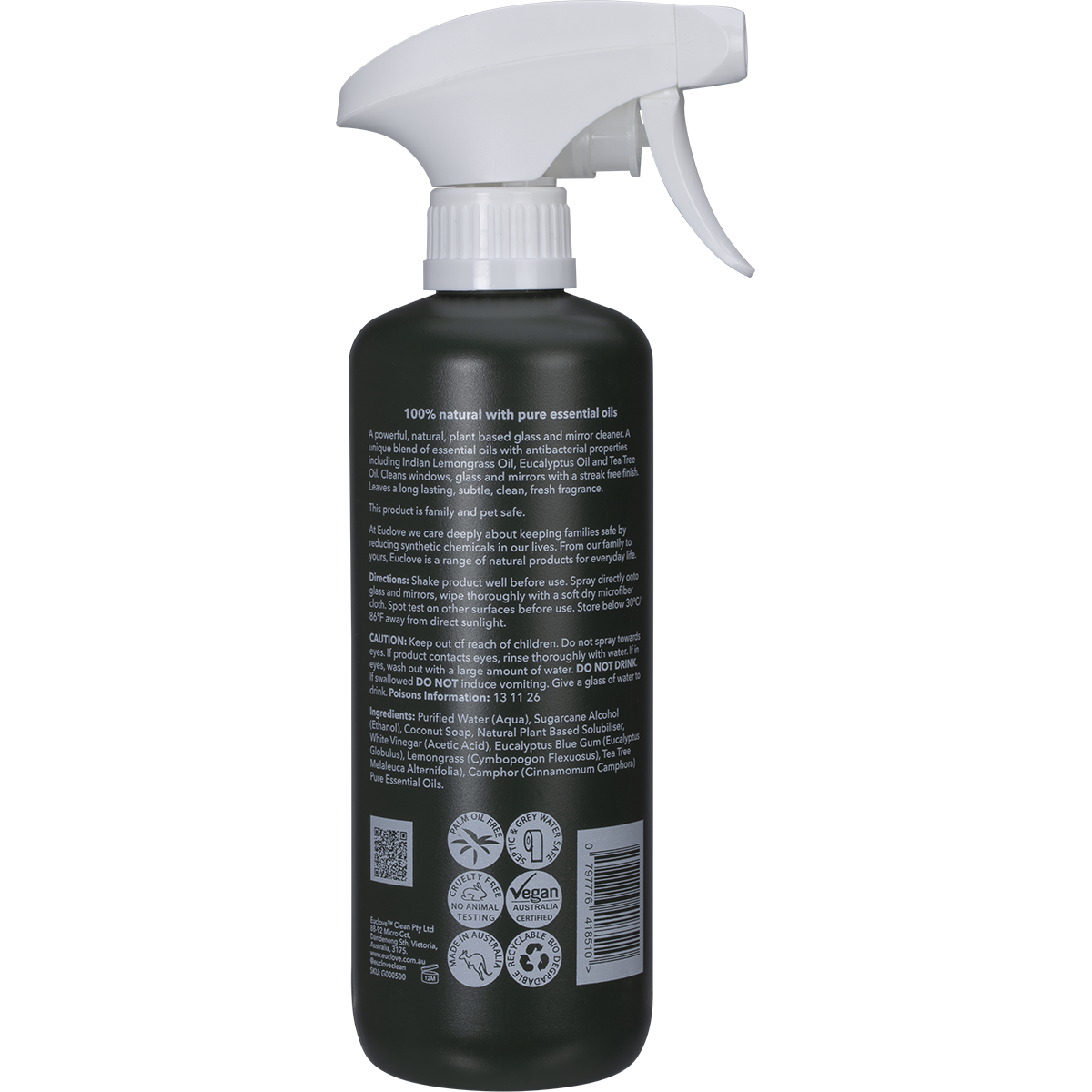 Glass & Mirror Lemongrass, Eucalyptus & Tea Tree