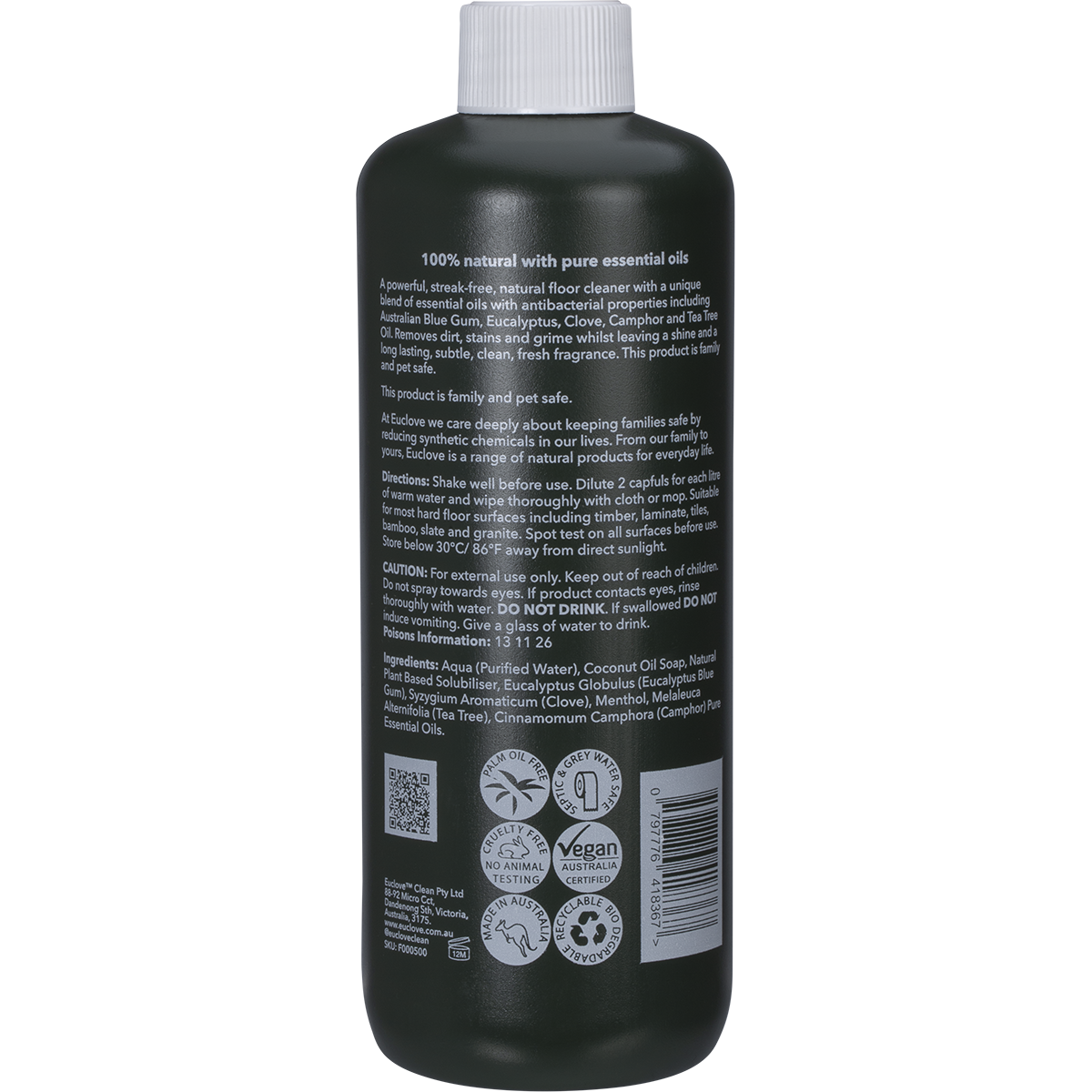 Floor Cleaner Eucalyptus, Clove & Tea Tree