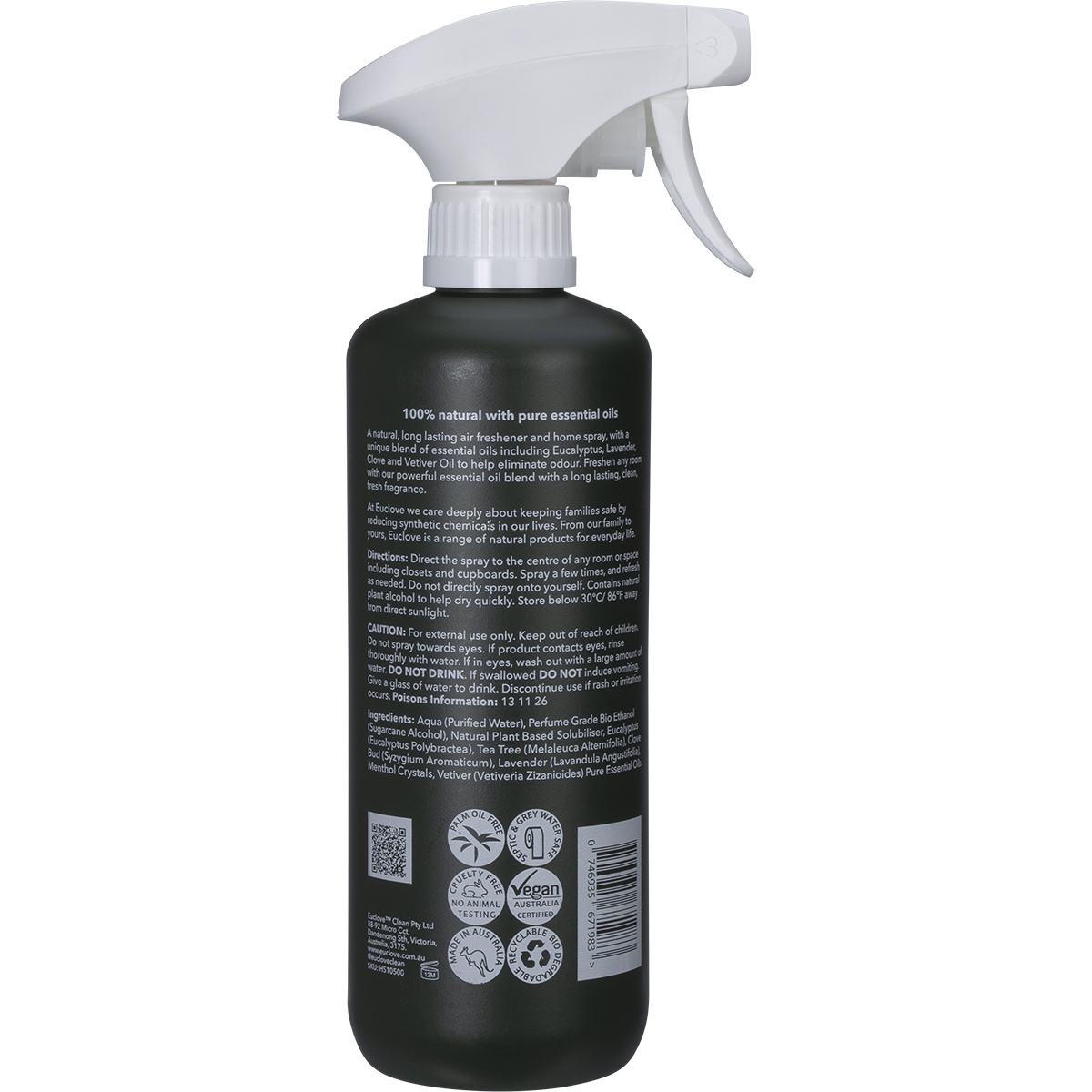 Home Spray Eucalyptus, Lavender & Clove Oil