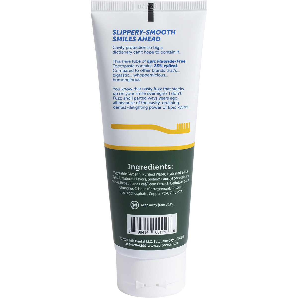 Toothpaste Spearmint Fluoride Free