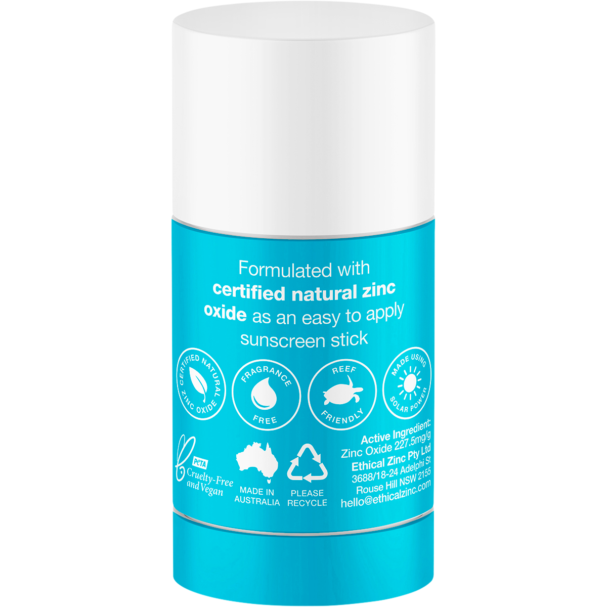 Natural Clear Zinc Sunscreen Stick SPF 50