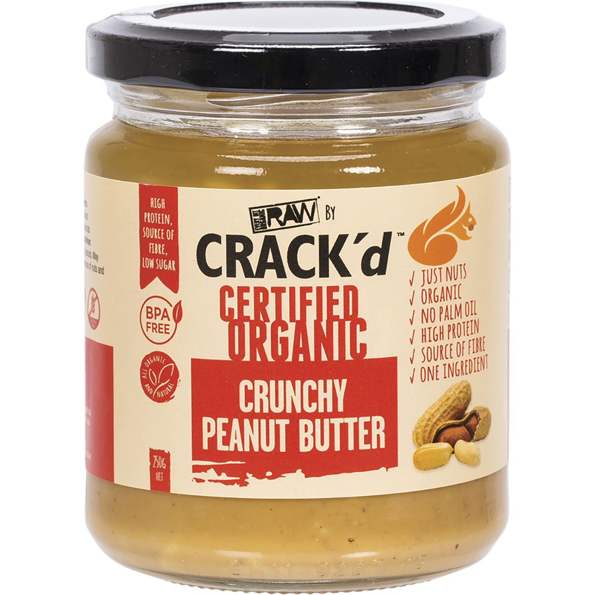 Crack'd Crunchy Peanut Butter