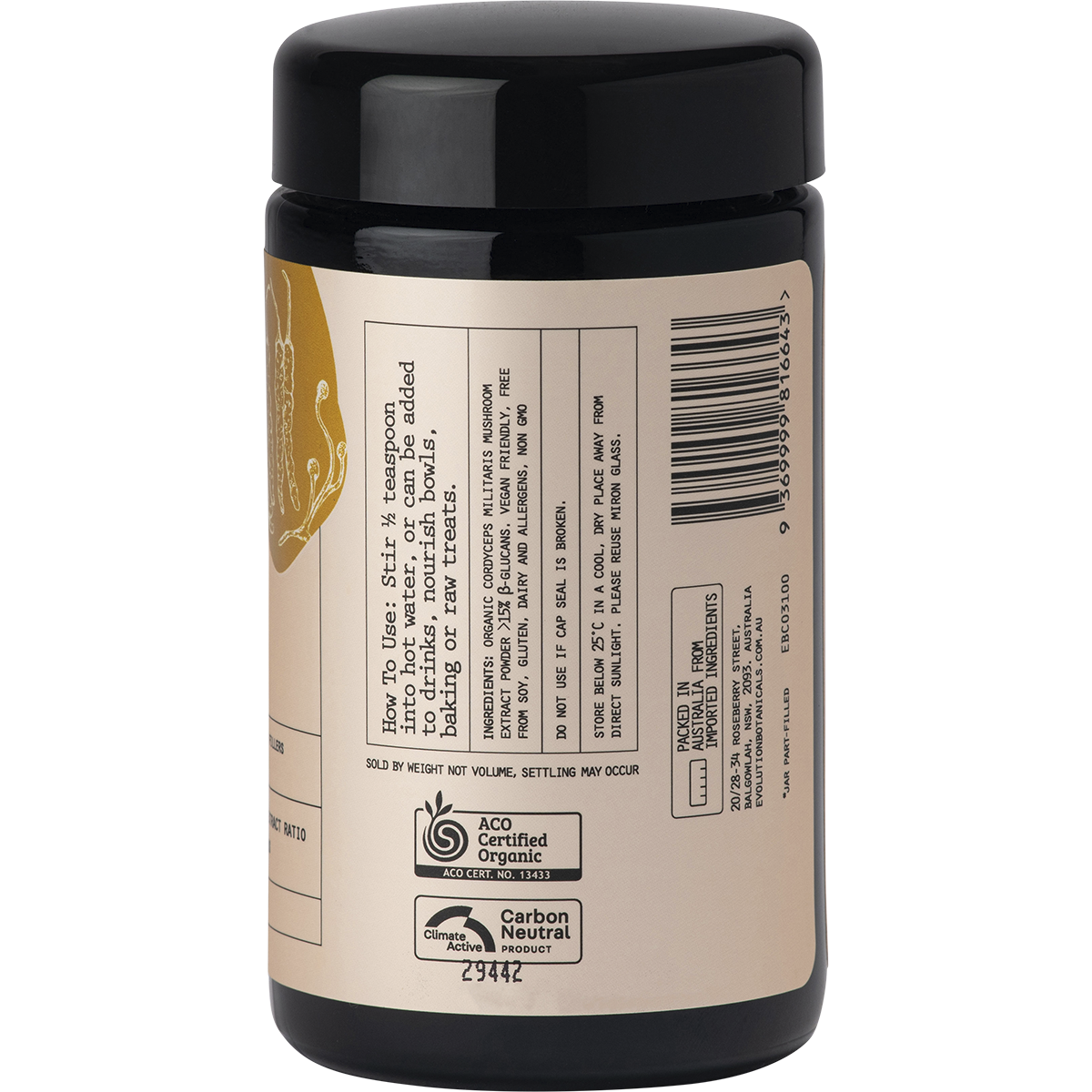 Organic Cordyceps Militaris Elite Performance
