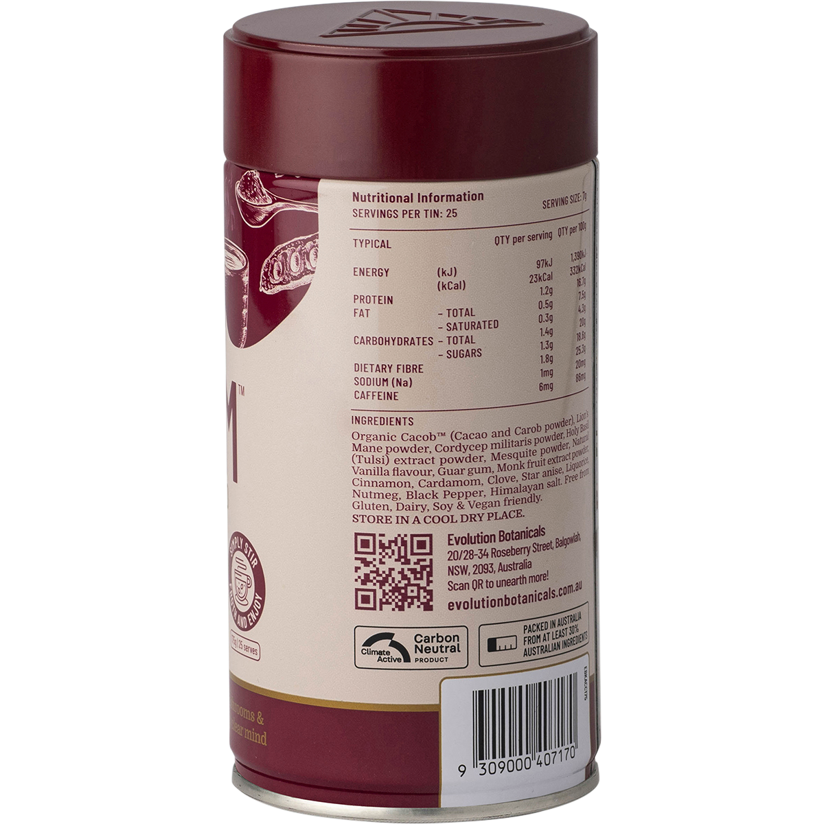 EVO+ Karm Cacao & Carob Drink