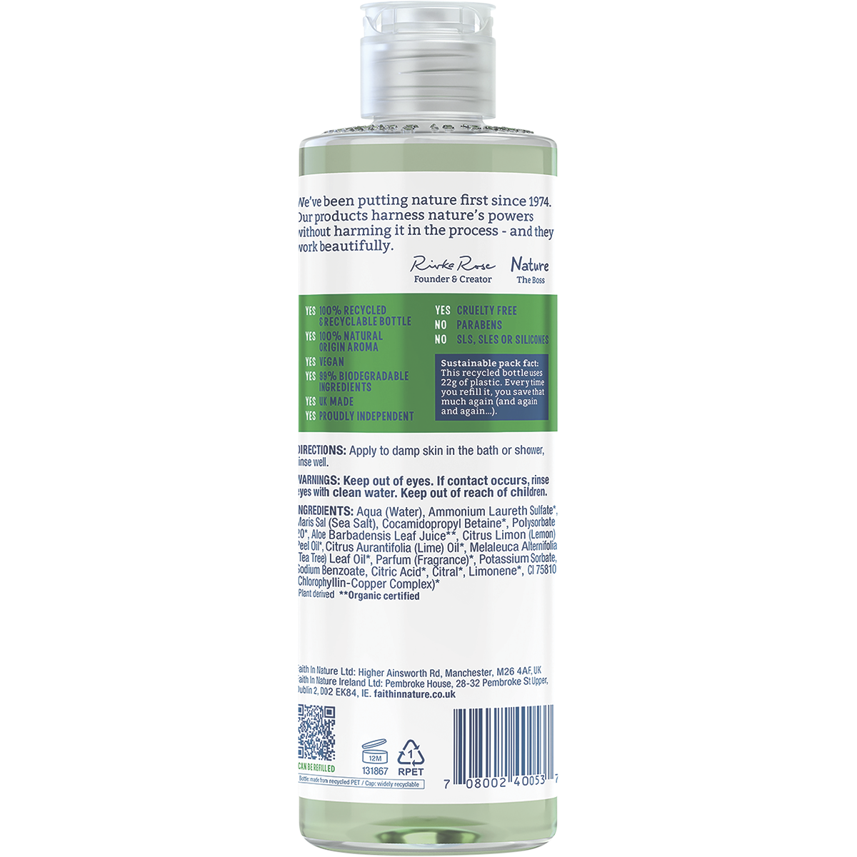 Body Wash Rejuvenating Aloe Vera