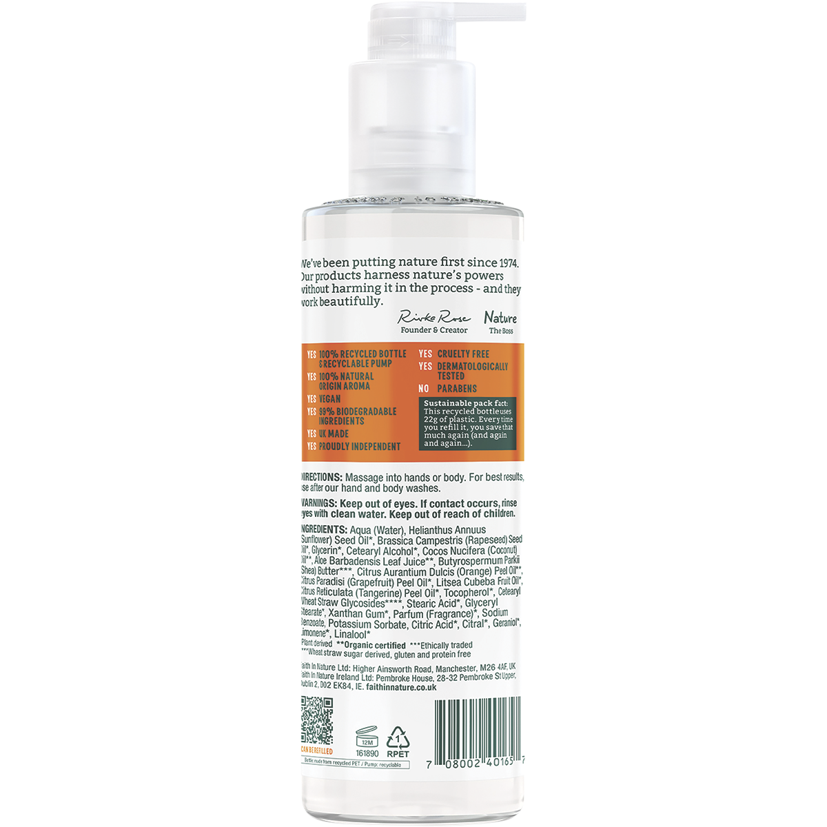 Hand & Body Lotion Invigorating Grapefruit & Orange