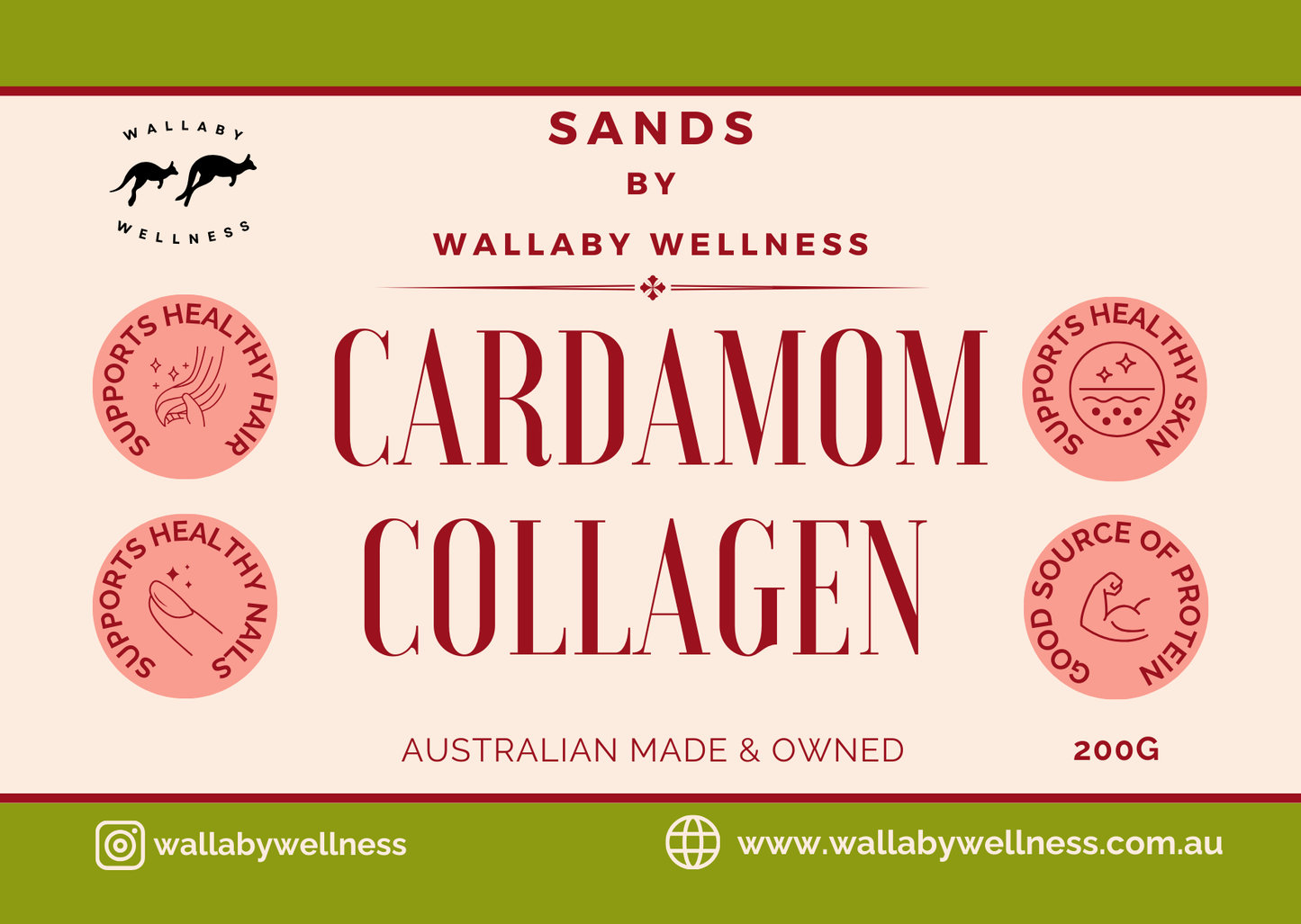 Cardamom Collagen, Chocolate Flavour 200g