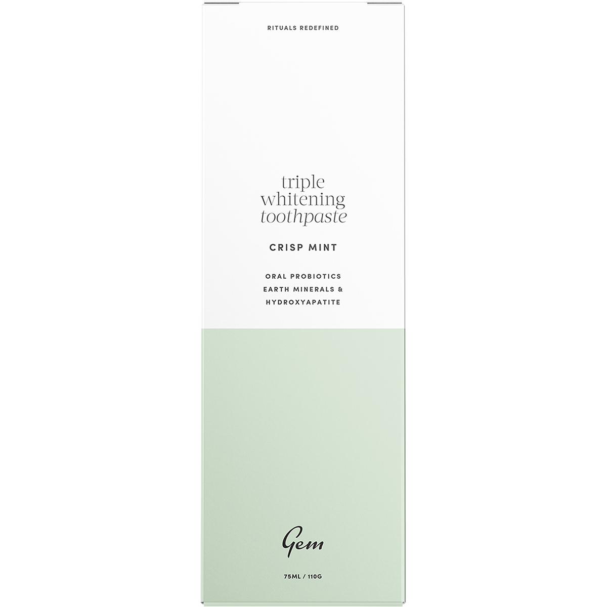 Toothpaste Triple Whitening Crisp Mint