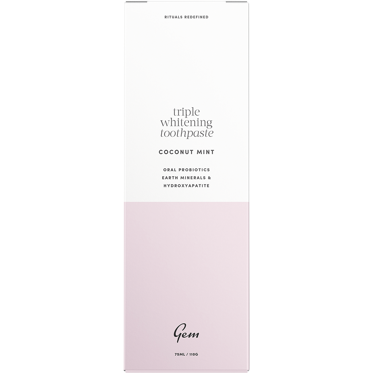 Toothpaste Triple Whitening Coconut Mint