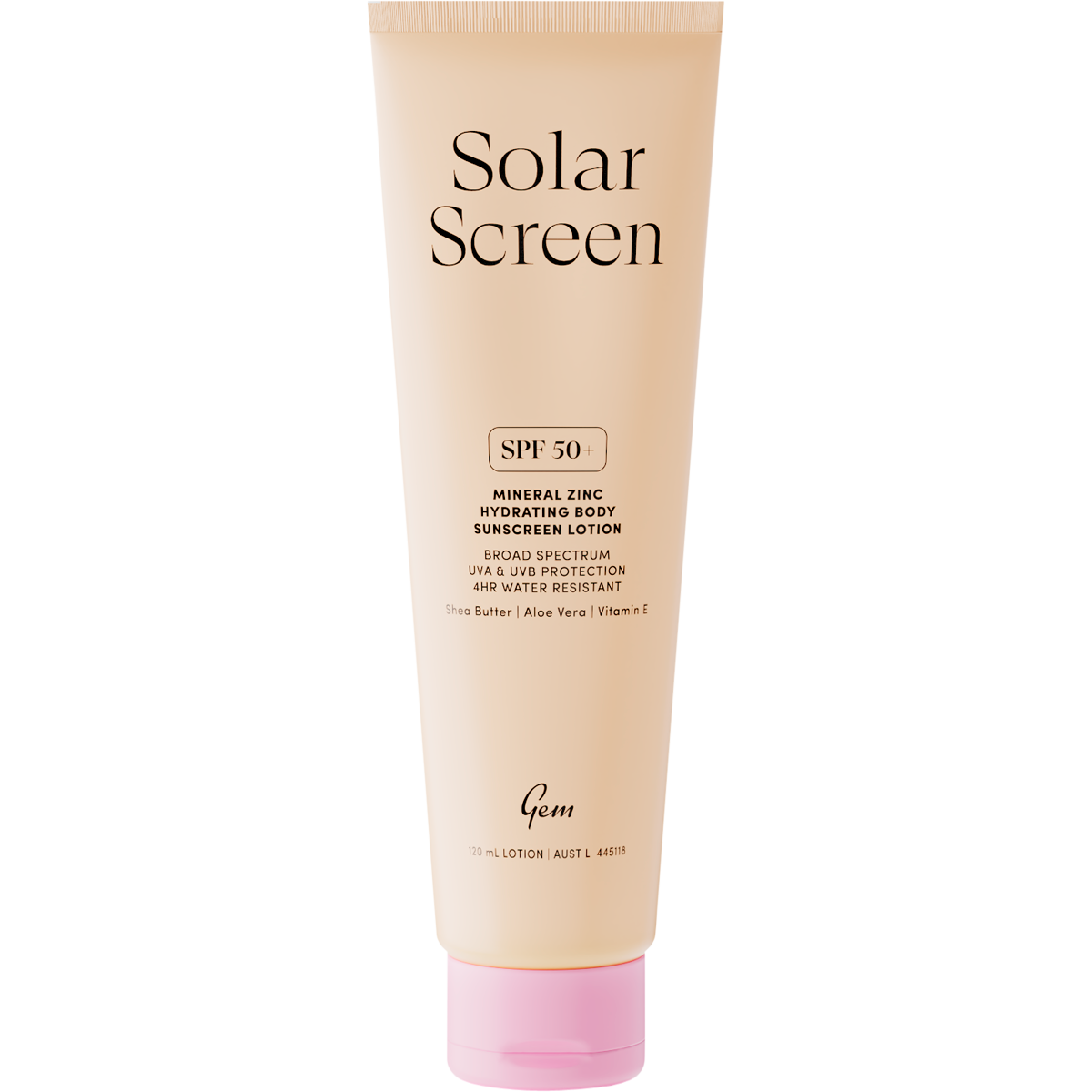 Solar Screen SPF50+ Mineral Zinc Hydrating Body Lotion