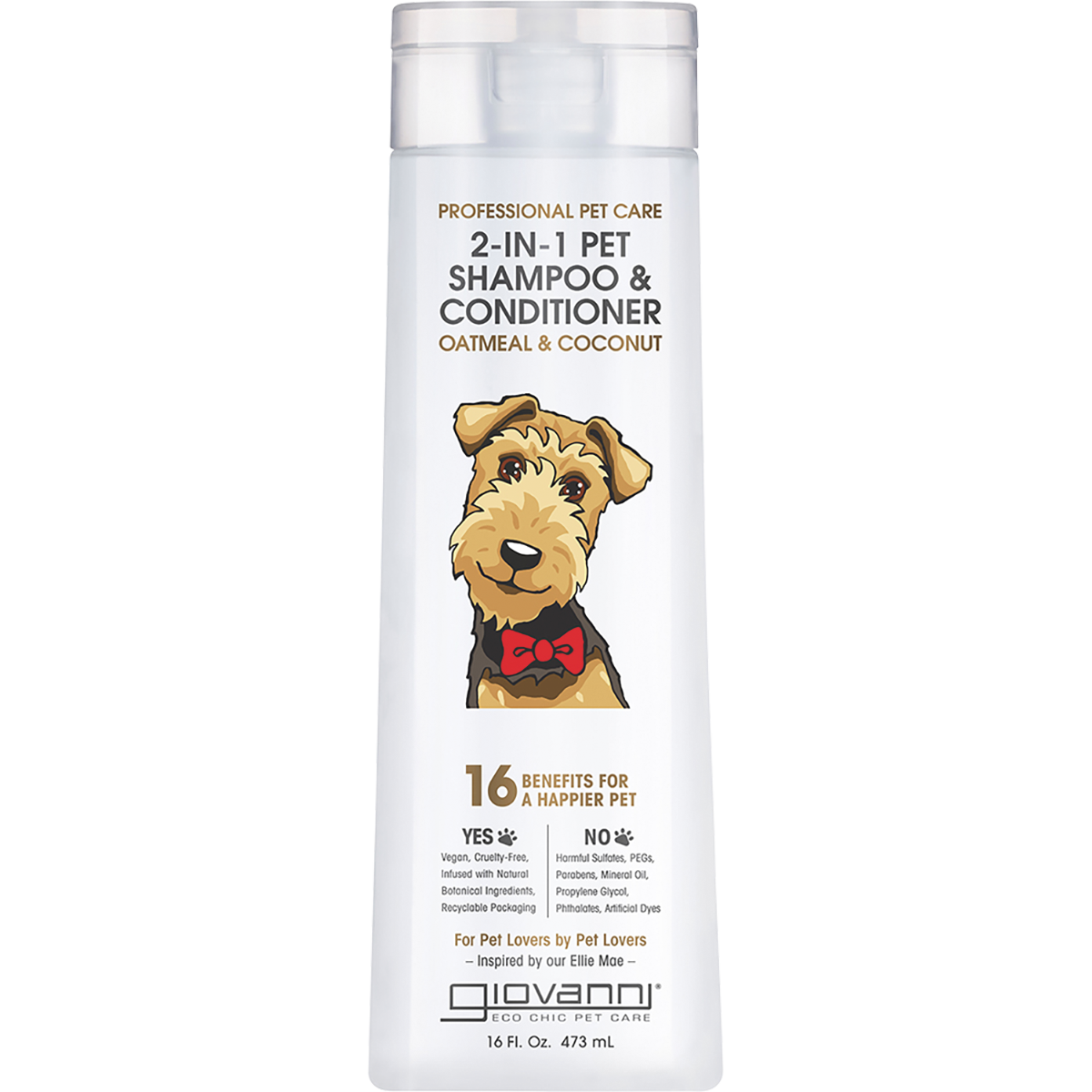 2-in-1 Pet Shampoo & Conditioner Professional Pet Care