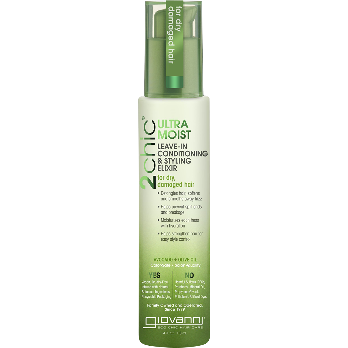 Leave-in Conditioner 2chic Ultra Moist Dry, Damaged