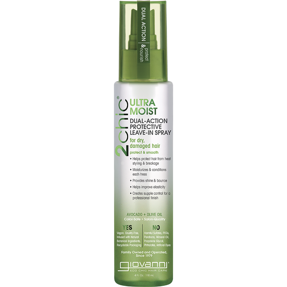 Leave-in Spray 2chic Ultra Moist Dry, Damaged Hair