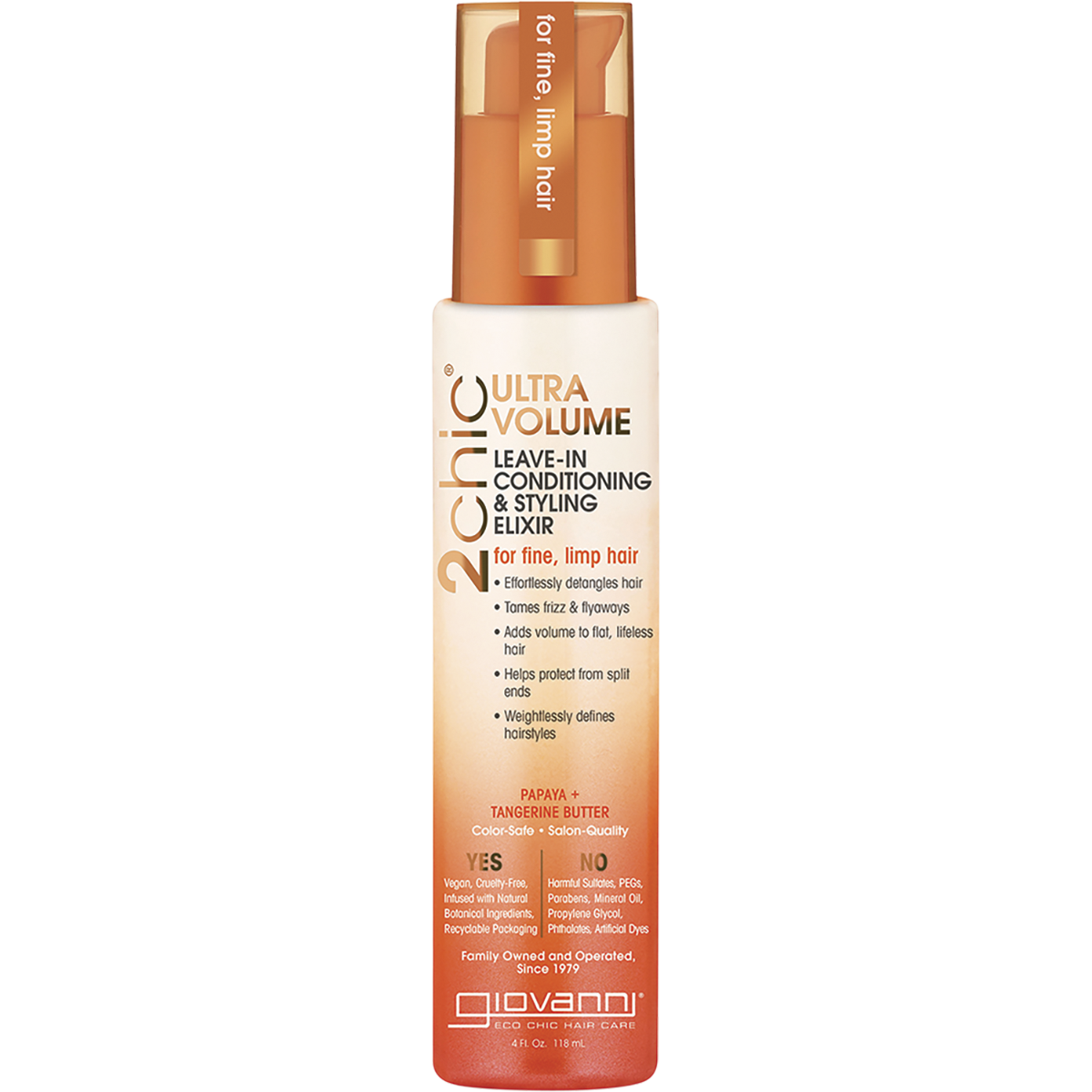Leave-in Conditioner 2chic Ultra Volume Fine Limp Hair